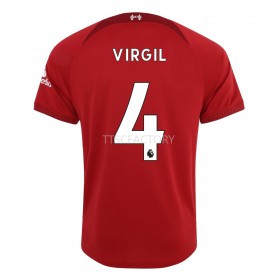 Camiseta Liverpool Virgil 4 Primera Equipación 2022/2023
